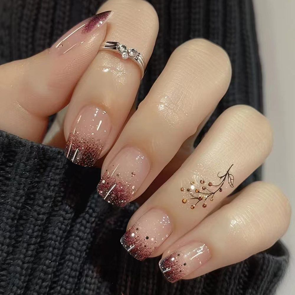 Press On outlet Nails | Glitter Ombré Set