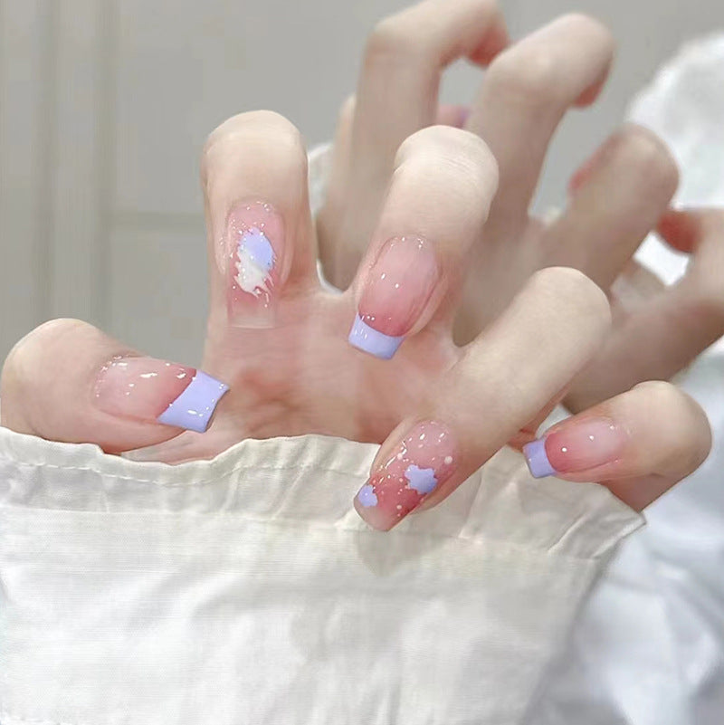 Dreamy popular Skies press-on nails