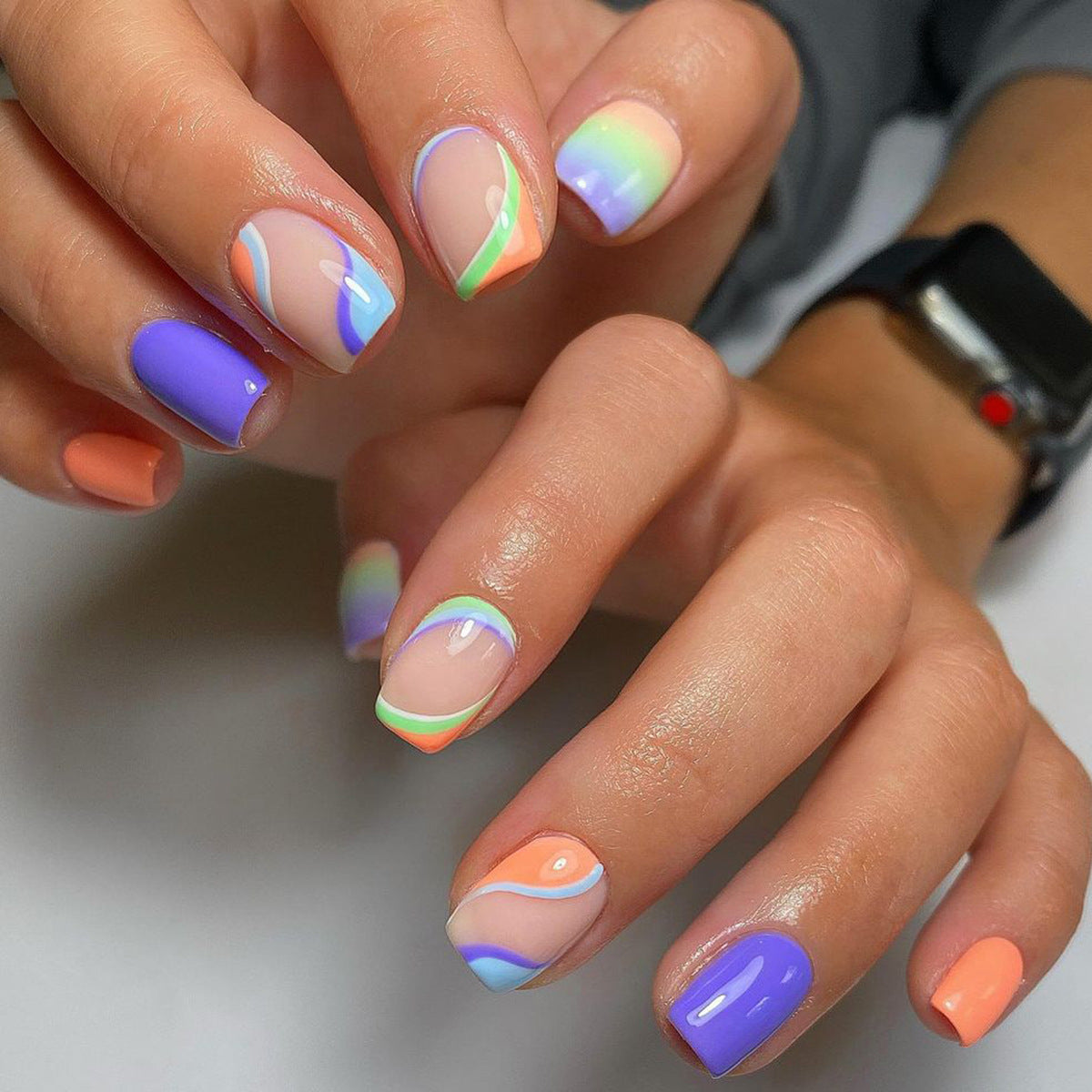 Sorbet shops Press On Nails