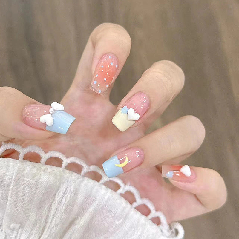 Dreamy Skies outlet press-on nails