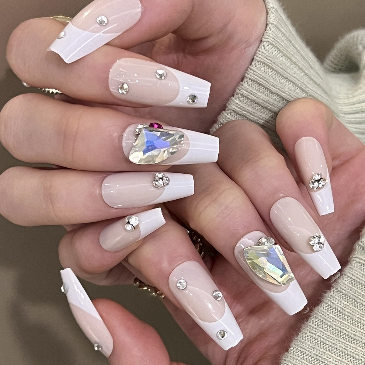 Rhinestone Nail Set