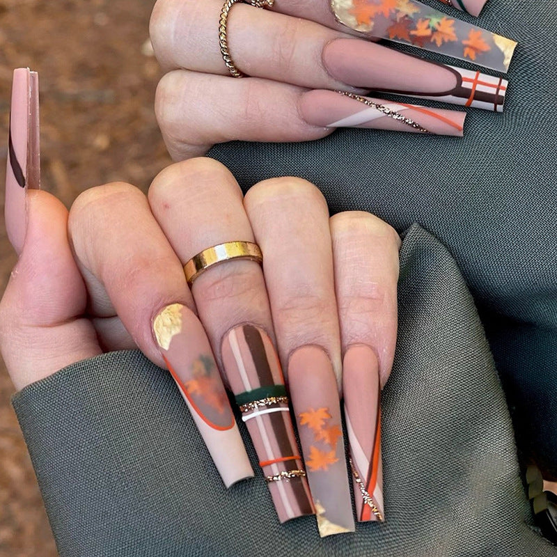 Pink and gold LV nails pink LV press ons gold Louis
