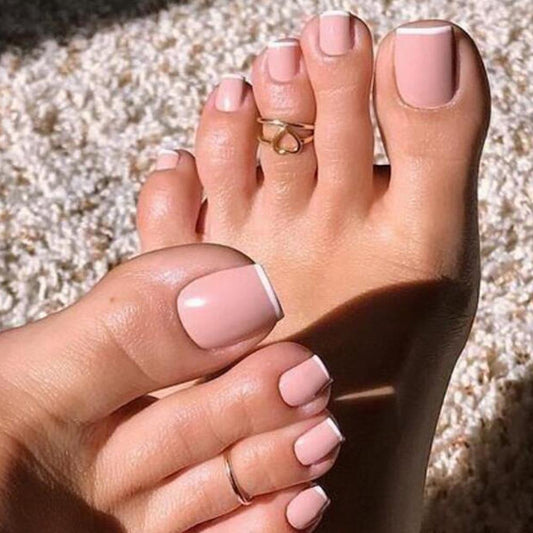 Barbie Beach Everyday Pink Press On Toenails