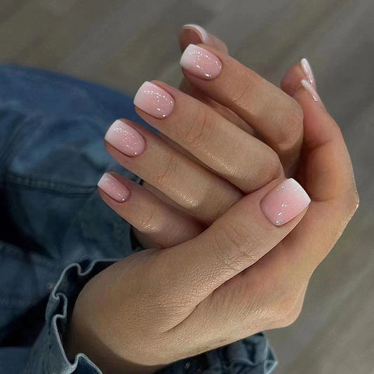 PINK OMBRE FRENCH TIPS LONG COFFIN - BHAD BARBIE – SETZY